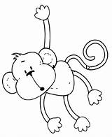 Monkey Morko Mali sketch template