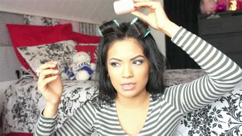 how to use velcro rollers semi heatless curls hair