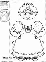 Coloring Lady Old Fly Pages Swallowed Who Getcolorings Printable Getdrawings sketch template