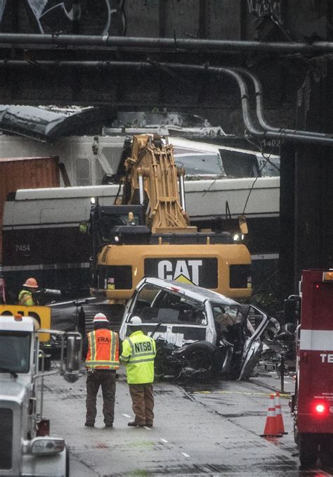 investigation continues  scene  fatal amtrak train
