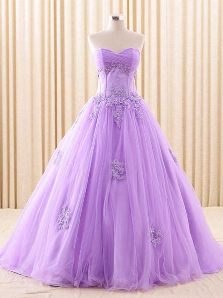 purple strapless lace ball gown wedding dress rs6805 jojo shop