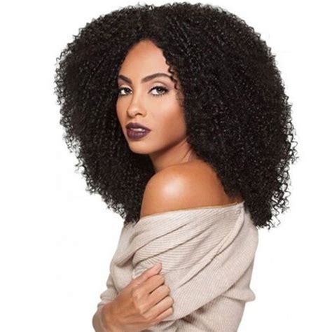2017 long curly synthetic wigs for black women medium long