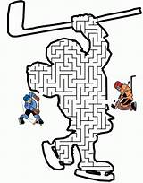 Labirint Maze Puck Colorat Printactivities Desene Planse Olympics sketch template