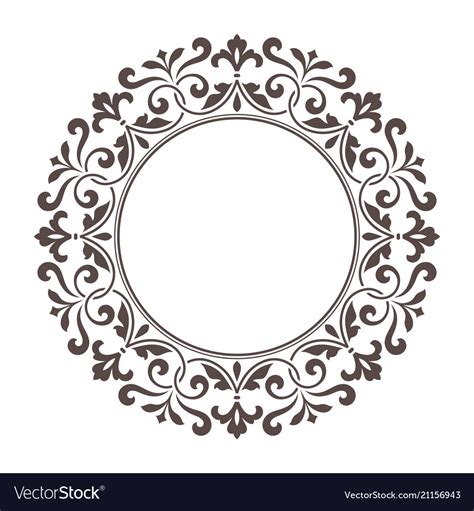 decorative  frame  design template vector image