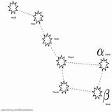 Dipper Constellations sketch template