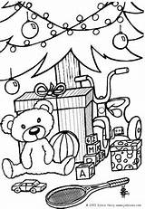 Coloring Christmas Bear Presents Pages Toys Teddy Kids Color Tree Suv Print Printable Clipart Coloriage Under Large Online sketch template