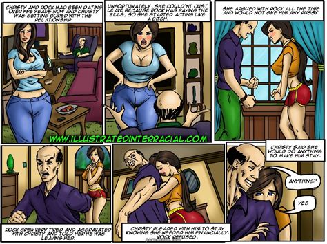 tricked illustrated interracial porn comics one