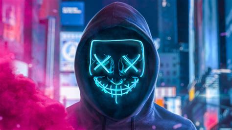 Neon Mask Pc 4k Wallpapers Wallpaper Cave