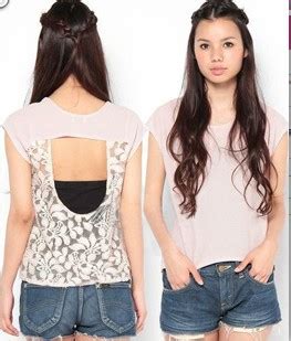 backless lace top