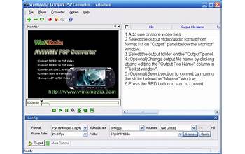 WinXMedia AVI/WMV 3GP Converter screenshot #0