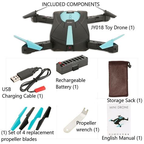 jy pocket drone hd camera wi fi app control foldable quadcopter  selfies ebay