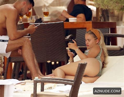 Molly Mae Hague And Tommy Fury Relaxing Cala Basa Beach Club During