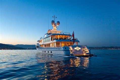 limited edition beautiful dusk sunset  yacht aft deck mediterranean luxury yacht