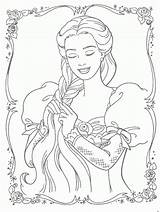 Coloring Disney Princess Book Pages Popular sketch template