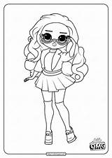 Coloring Omg Doll Pages Lol Surprise Prez Class Dolls Printable Drawing Popular Coloringoo sketch template