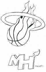 Heat Miami Coloring Pages Logo Lebron University Drawing Printable Getcolorings Getdrawings Pic Popular Colouring Color Colorings Coloringhome Dolphins Template sketch template