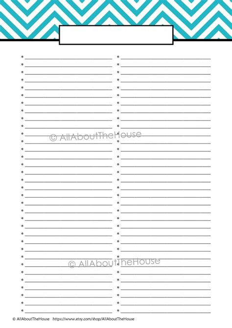 fascinating   printable checklist template andaluzseattle