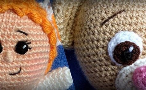 crocheted eyes  amigurumi crochet teddy bear pattern crochet bear