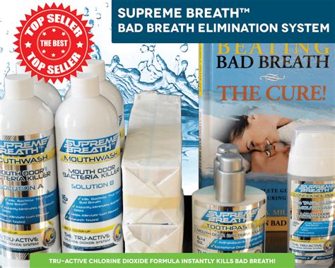 supreme breath active chlorine dioxide bad breath system