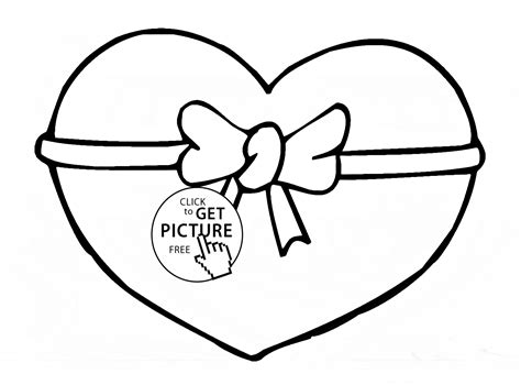 heart  st valentines day coloring page  kids  girls