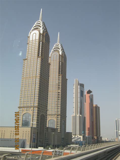 dubai business central twin towers dubai high rise