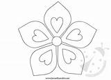 Colorare Sagome Ritagliare Fiore Petali Disegni Sagoma Lavoretti Lavoretticreativi Primavera Scuola Bambini Stencil Modello Floreali Feltro sketch template