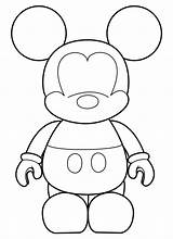 Mickey Template Vinylmation Mouse Deviantart Coloring Para Baby Moldes Pages Color Imprimir Eva Clipart Disney Vinyl Goma Face Hacer sketch template