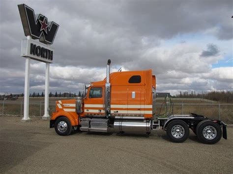 western star   custom orange blossom paint western star trucks north edmonton