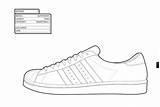 Template Zapatillas Designlooter sketch template