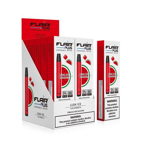 Flair Plus Disposable Devices Lush Ice 800 Puffs Flair Vapor