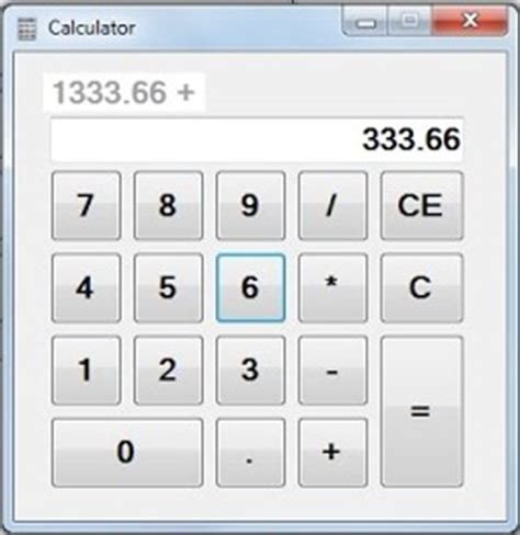 simple calculator    source code tutorials  articles