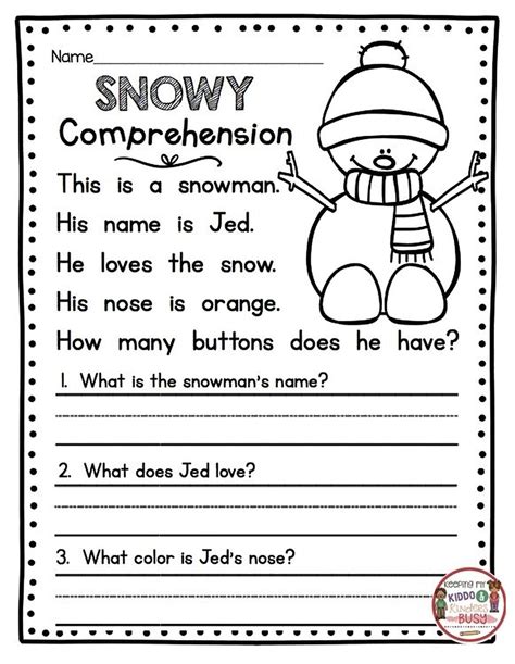 printable reading comprehension worksheets  st grade