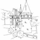 Chateau Coloring Pages Post sketch template