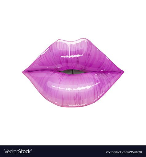 Beautiful Sexy Lips Royalty Free Vector Image Vectorstock