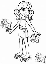 Pocket Polly Coloring Pages Printable Kids sketch template