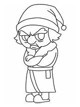 Scrooge Carol sketch template