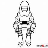 Fallout Protectron Coloring Clipartmag Sketchok sketch template