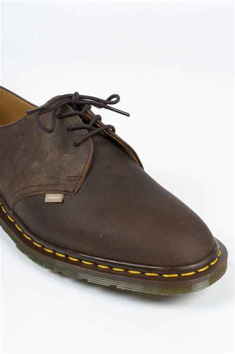 dr martens  jjjjound archie ii dark brown crazy horse blends