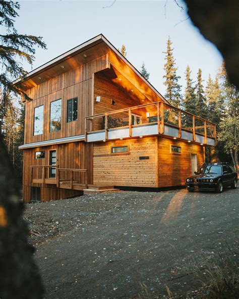 modern design inspiration   hand built alaska house apartment therapy