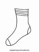 Socks Printable Seuss Earlylearning Momtrusted Sok Birijus sketch template