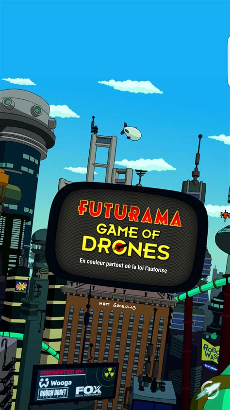 futurama game  drones android  test  video