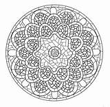 Mandala Mandalas Coloring Pages Pattern Imprimer Para Coloriage Malen Es Gratuit Mosaic sketch template