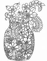 Coloring Pages Gel Adult Pens Cafe Pen Flower Mandala Book Sales Adults Books Sheets Market Re If Top sketch template