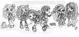 Monster Chibis Frankie Artistas Castellano Comunidad sketch template