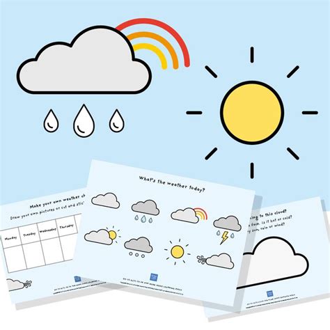 weather printables  kids   learning resources home learning