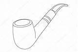 Pipa Pipe Tabaco Tobacco Ilustración Chisnikov sketch template
