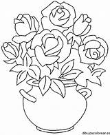 Flores Rosas Florero Imagui Descargar Comentarioshi5 Infantiles Jarrón Dibuixos sketch template