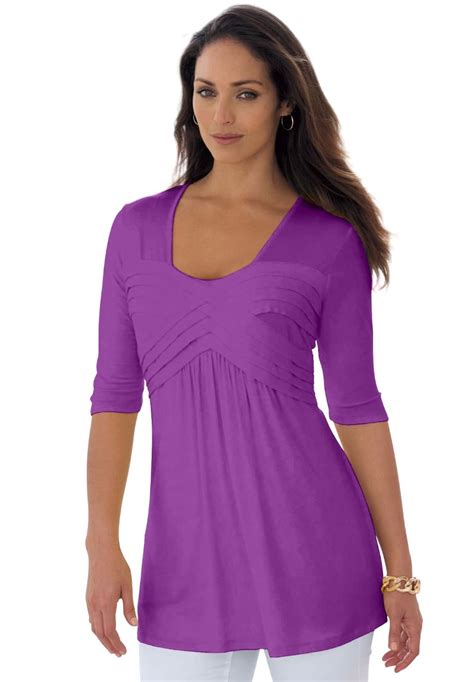 L 8xl Large Size Sexy Pleated Tunic T Shirt Tee Top Shirt Big Plus Size