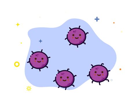 cute  bacteria  ulrich   dribbble
