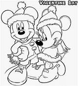 Frozen Valentines Minnie sketch template